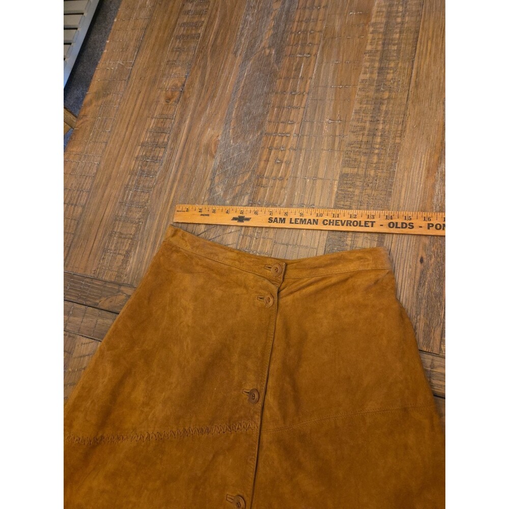 Riding Leap Mabrun Vintage Leather Maxi Skirt Please See Pictures For Measuremen - Picture 4 of 16